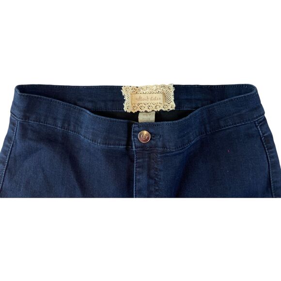 Altar'd State Womens Jeans 29x33  Dark Wash Flared Leg High Rise Stretch Zip Fly - Picture 7 of 9